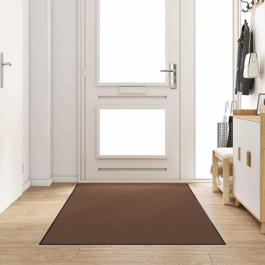 Doormat Brown and Black 120 x 300 cm 100% Polyamide