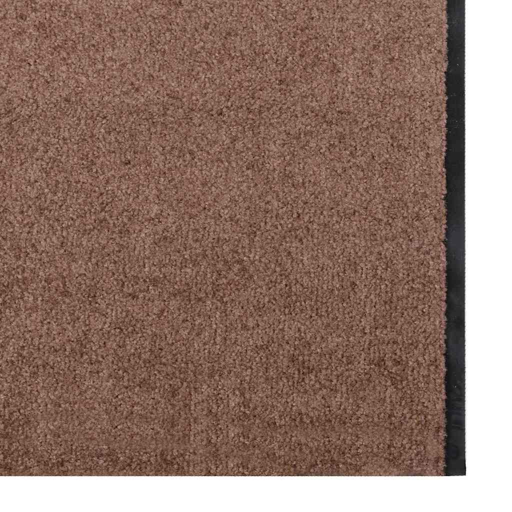 Doormat Brown and Black 120 x 400 cm 100% Polyamide