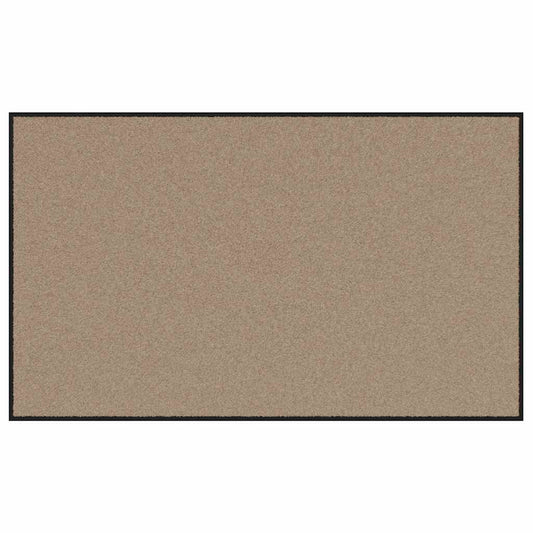 Doormat Beige and Black 90 x 150 cm 100% Polyamide