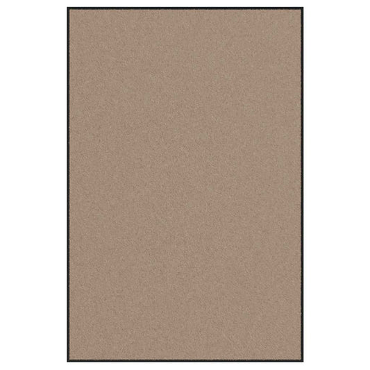 Doormat Beige and Black 120 x 180 cm 100% Polyamide