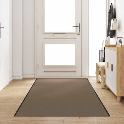 Doormat Beige and Black 120 x 350 cm 100% Polyamide