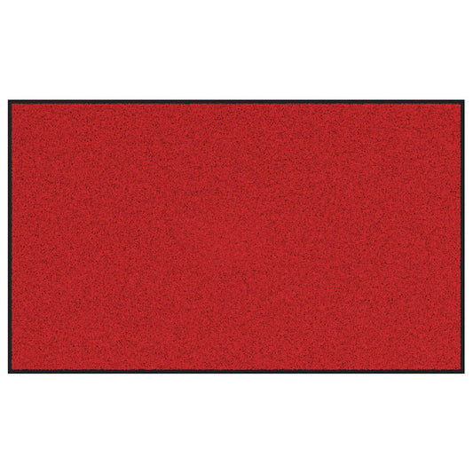 Doormat Red and Black 90 x 150 cm 100% Polyamide