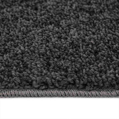 Anti-slip Shaggy Rug Dark Grey 120 x 120 cm PP