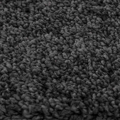 Anti-slip Shaggy Rug Dark grey 160 x 160 cm PP