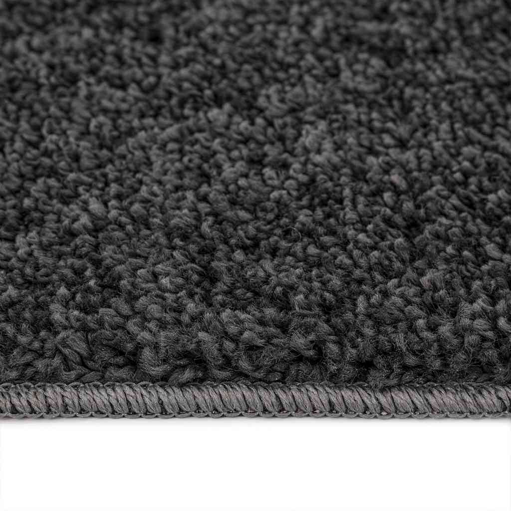 Anti-slip Shaggy Rug Dark grey 240 x 340 cm PP
