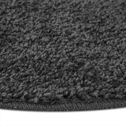 Anti-slip Shaggy Rug Dark grey 120 x 120 cm PP