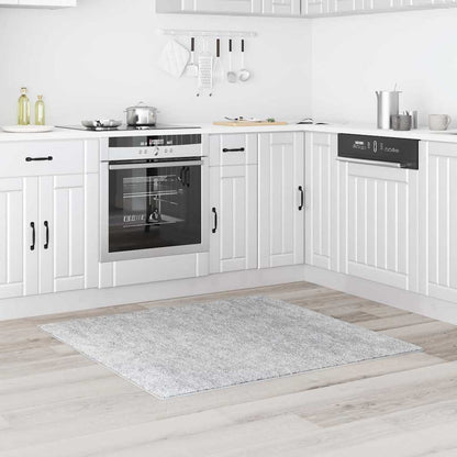 Anti-slip Shaggy Rug Grey 120 x 120 cm PP