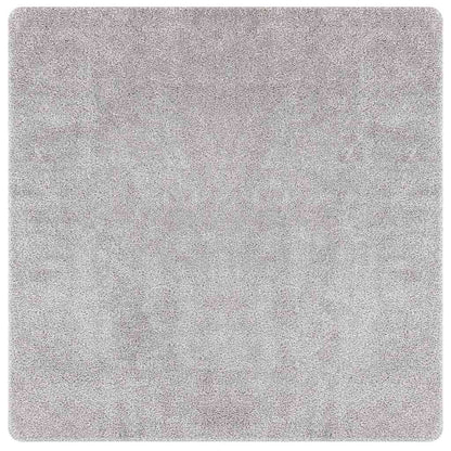 Anti-slip Shaggy Rug Grey 120 x 120 cm PP