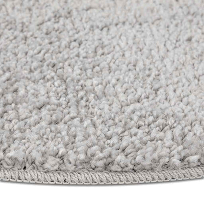 Anti-slip Shaggy Rug Grey 120 x 120 cm PP