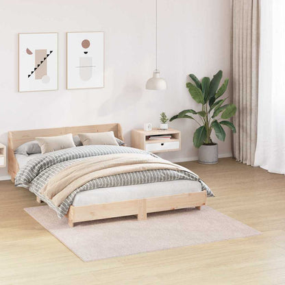 Anti-slip Shaggy Rug Cream 160 x 160 cm PP