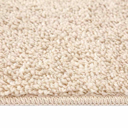 Anti-slip Shaggy Rug Cream 200 x 200 cm PP