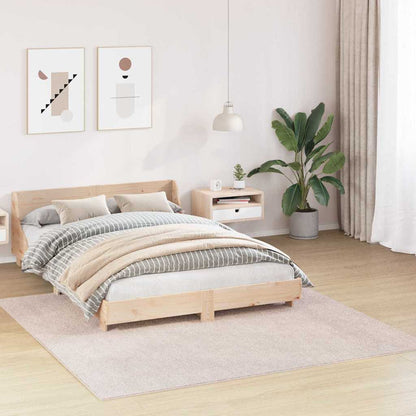 Anti-slip Shaggy Rug Cream 200 x 200 cm PP