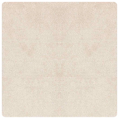 Anti-slip Shaggy Rug Cream 200 x 200 cm PP