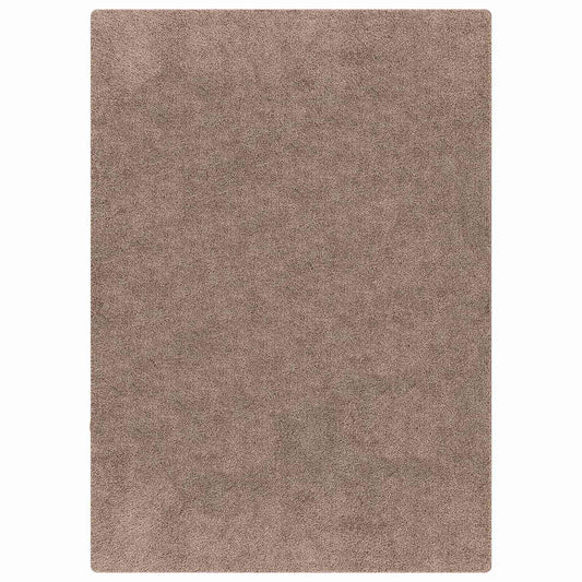 Anti-slip Shaggy Rug Brown 140 x 200 cm PP