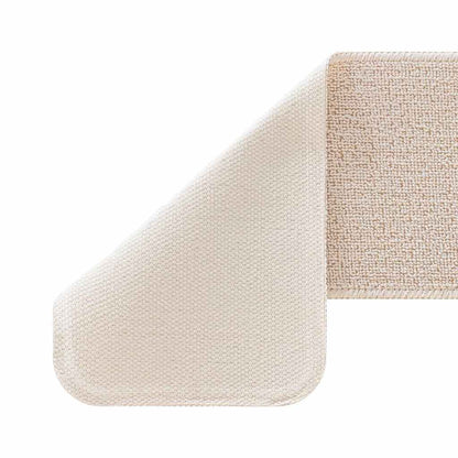Anti-slip Stair Mats Rectangular 15 pcs Cream 75 x 20 cm PP