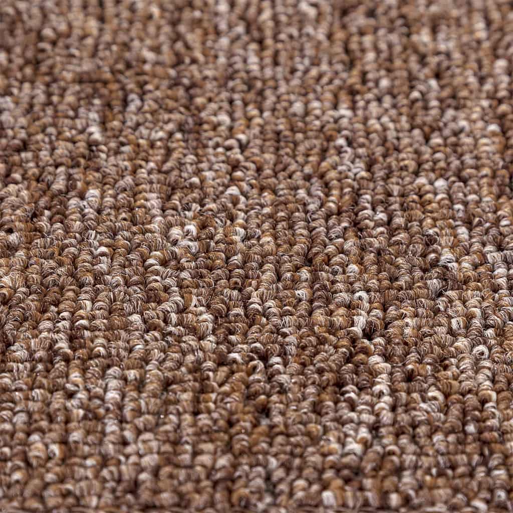 Anti-slip Stair Mats Latex backing 15 pcs Brown 75 x 20 cm PP