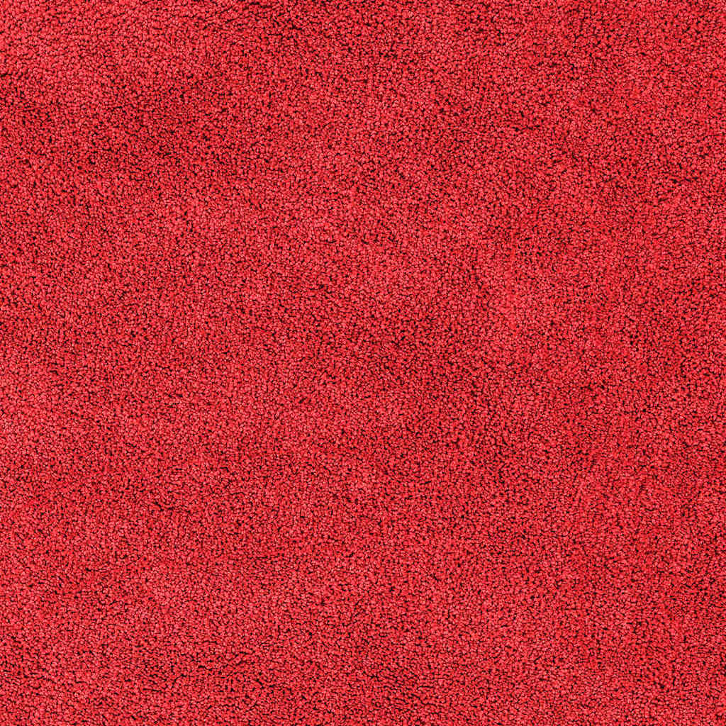 Anti-slip Bath Mat with Toilet Cut Red 50 x 50 cm PP