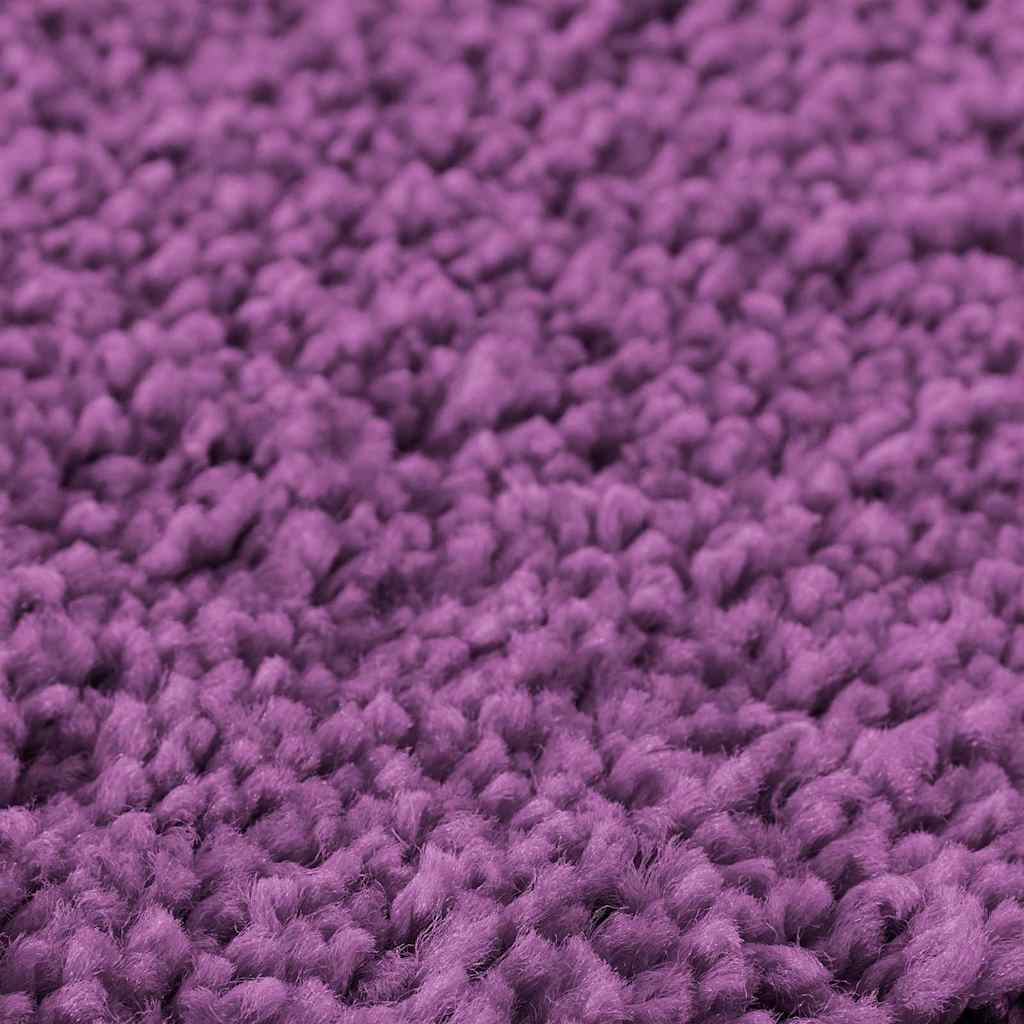 Anti-slip Bath Mat with Toilet Cut Purple 50 x 50 cm PP