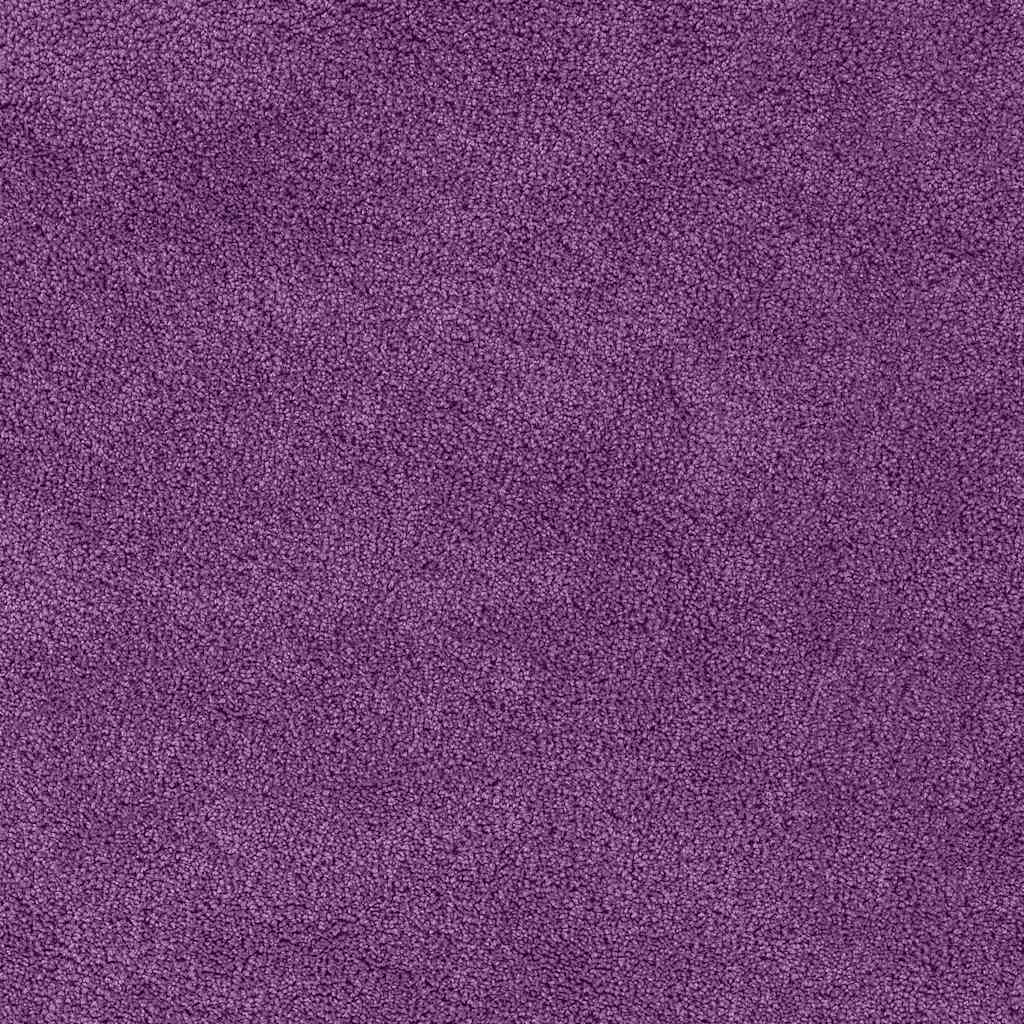 Anti-slip Bath Mat with Toilet Cut Purple 50 x 50 cm PP