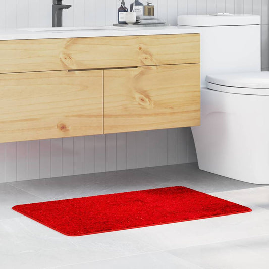 Anti-slip Bath Mat Red 60 x 90 cm PP