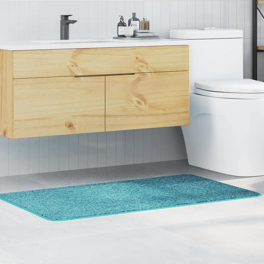 Anti-slip Bath Mat Turquoise 70 x 120 cm PP