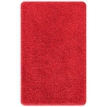 Anti-slip Bath Mat Set 2 pcs Red PP