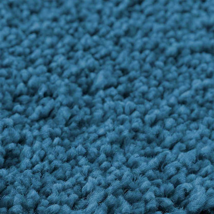 Anti-slip Bath Mat Set 2 pcs Blue PP