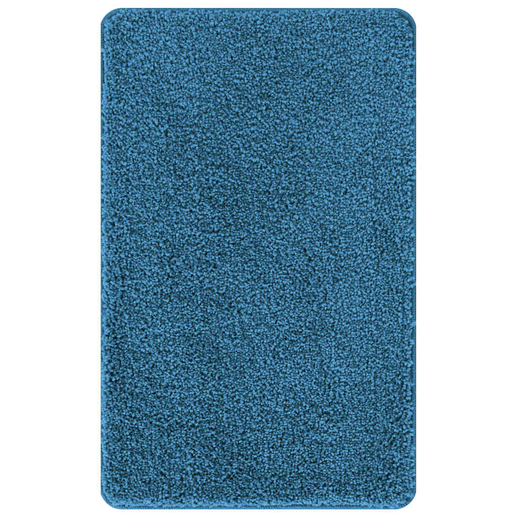 Anti-slip Bath Mat Set 2 pcs Blue PP