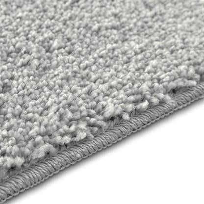 Anti-slip Bath Mat Set 3 pcs Grey PP