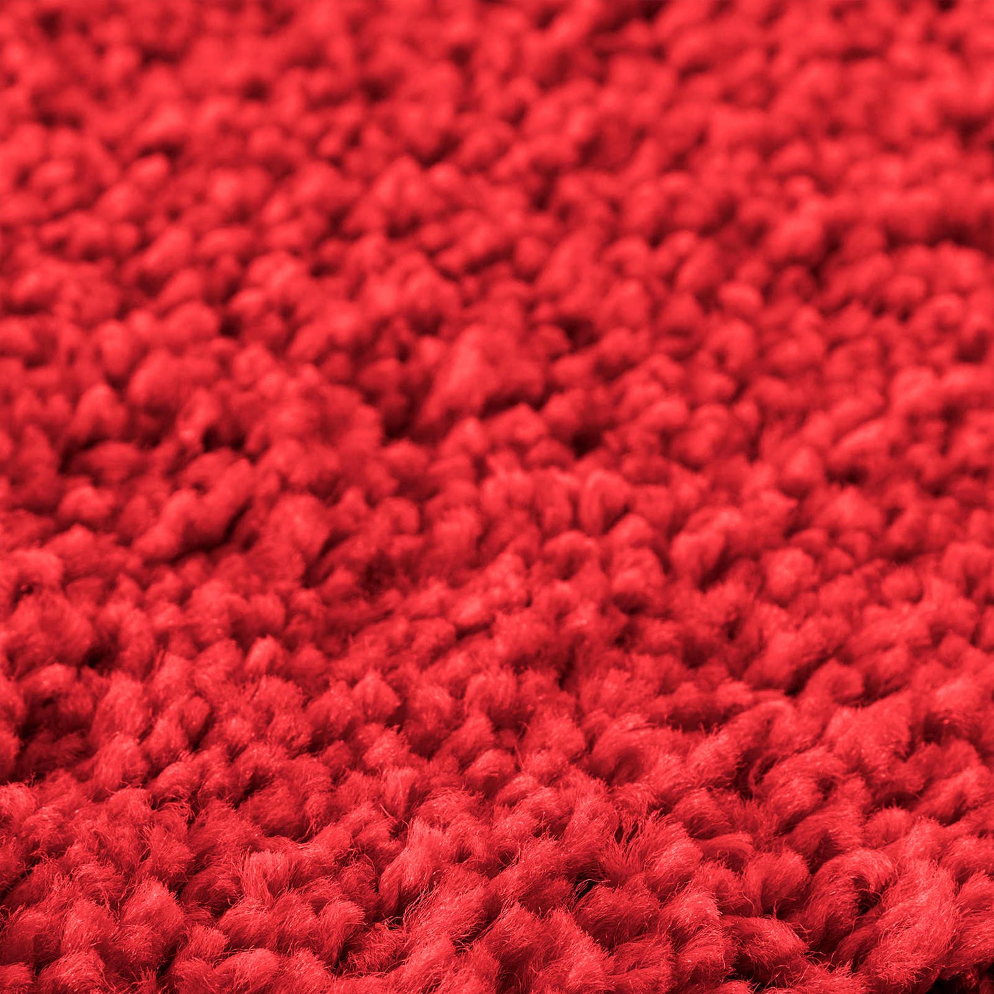 Anti-slip Bath Mat Set 3 pcs Red PP