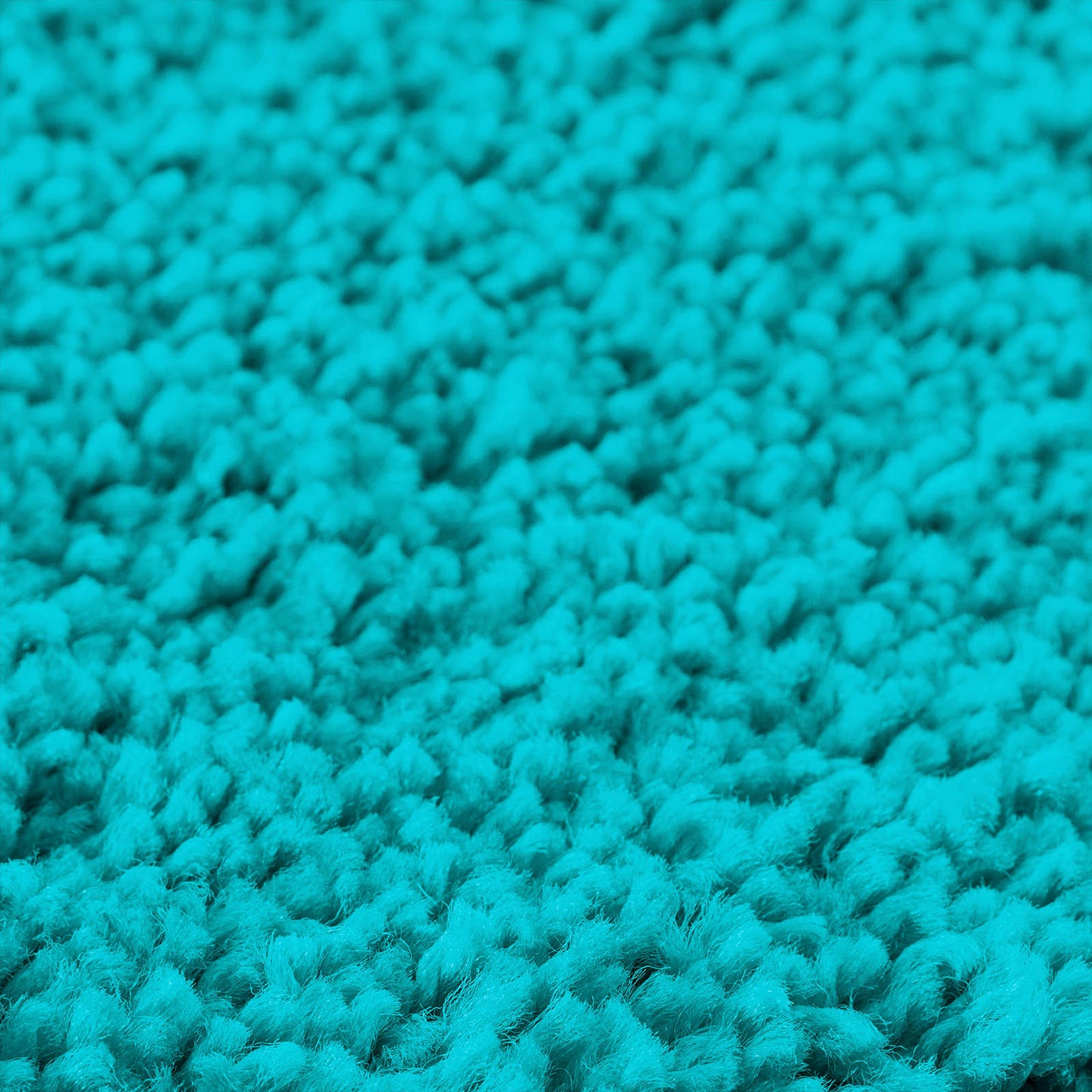 Anti-slip Bath Mat Set 3 pcs Turquoise PP