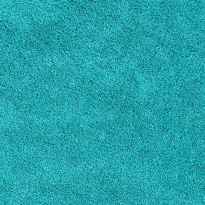 Anti-slip Bath Mat Set 3 pcs Turquoise PP