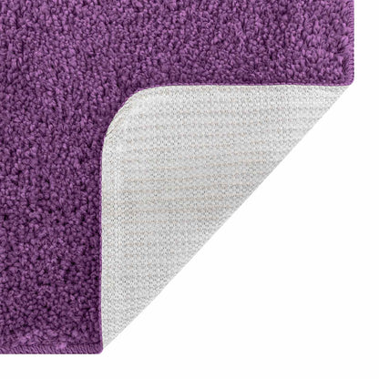 Anti-slip Bath Mat Set 3 pcs Purple PP