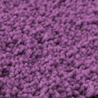 Anti-slip Bath Mat Set 3 pcs Purple PP