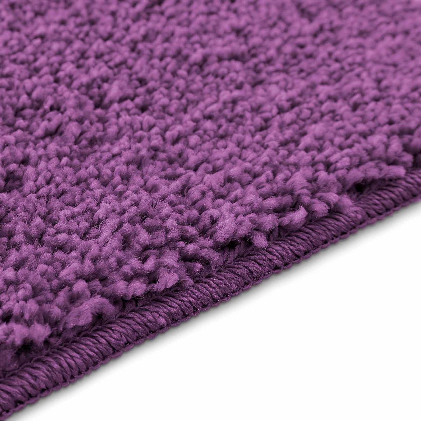 Anti-slip Bath Mat Set 3 pcs Purple PP