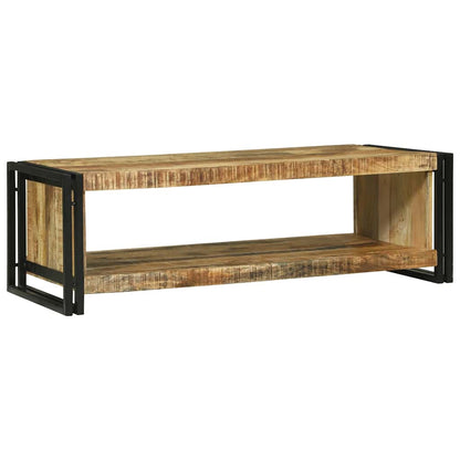 Coffee Table Brown 120 x 50 x 38 cm Solid Mango Wood