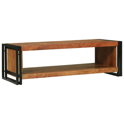 Coffee Table Brown 120 x 50 x 38 cm Solid Acacia Wood