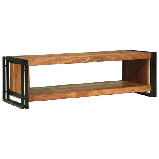 Coffee Table Brown 120 x 50 x 38 cm Solid Acacia Wood