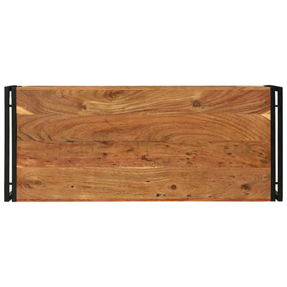 Coffee Table Brown 120 x 50 x 38 cm Solid Acacia Wood