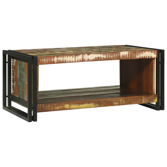 Coffee Table Multicolour 90 x 50 x 38 cm Solid Reclaim Wood