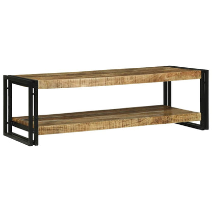 Coffee Table Brown 120 x 50 x 38 cm Solid Mango Wood