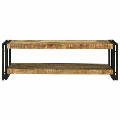 Coffee Table Brown 120 x 50 x 38 cm Solid Mango Wood