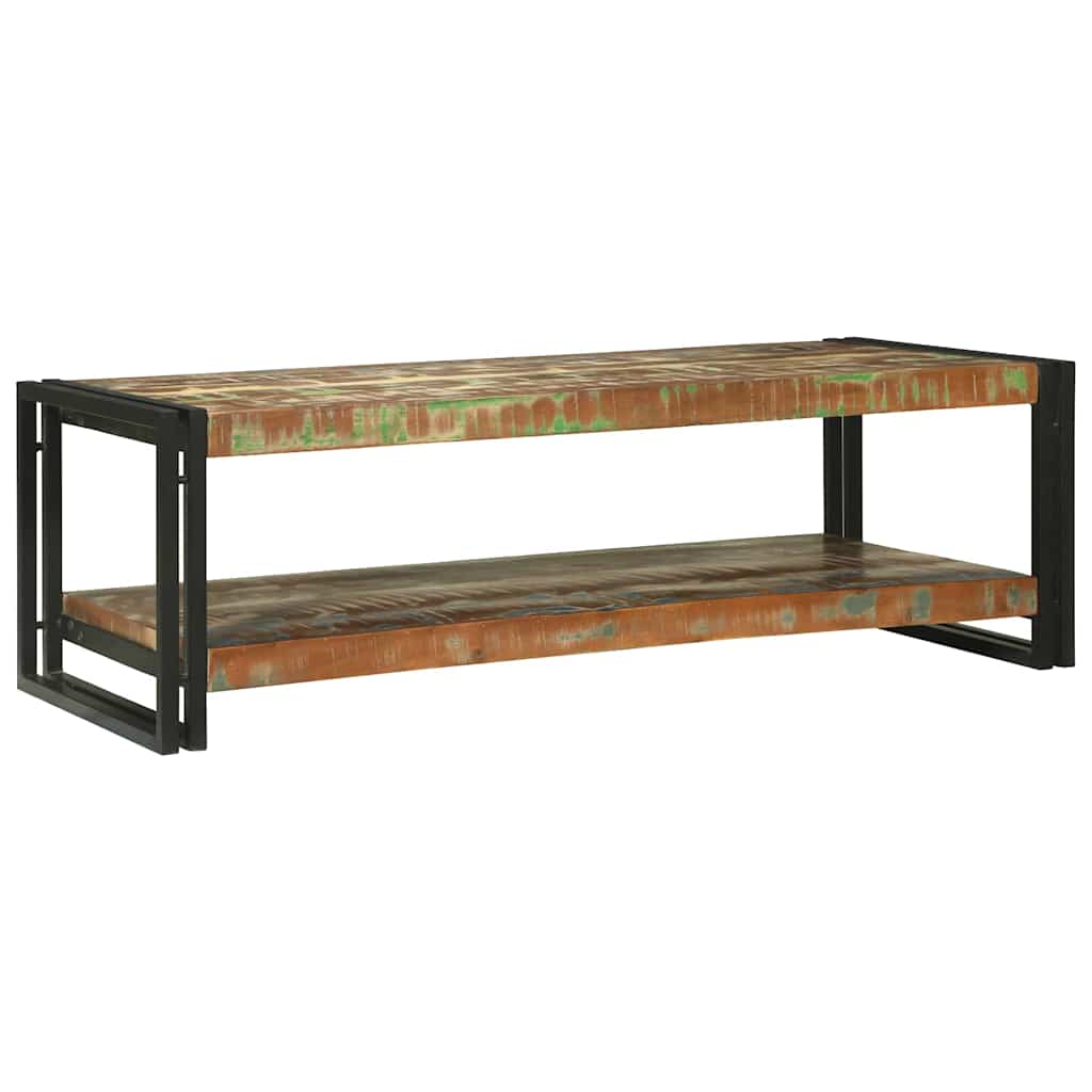Coffee Table Multicolour 120 x 50 x 38 cm Solid Reclaim Wood