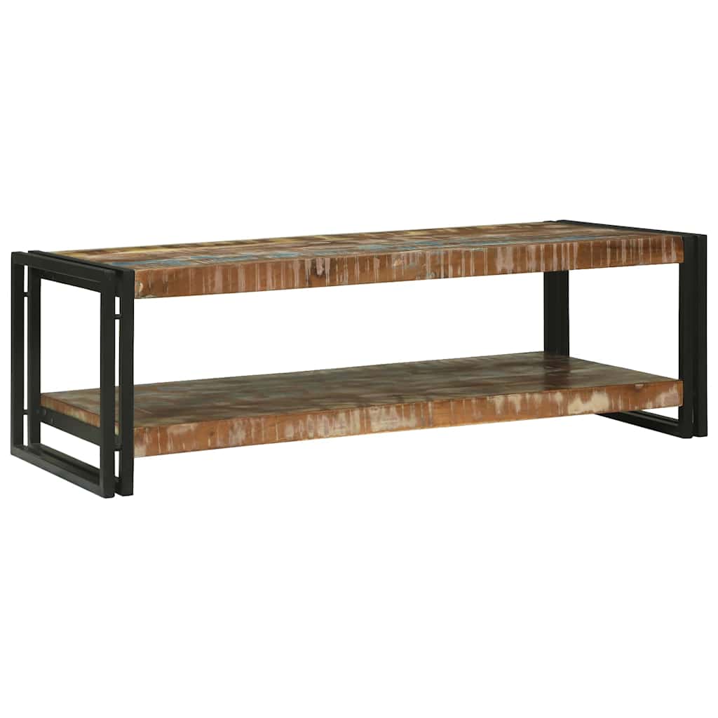 Coffee Table Multicolour 120 x 50 x 38 cm Solid Reclaim Wood