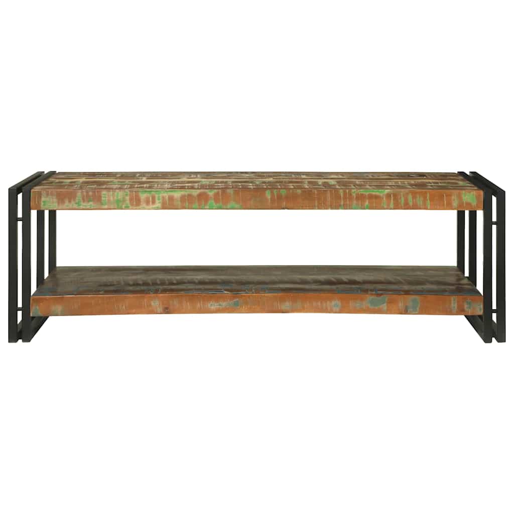 Coffee Table Multicolour 120 x 50 x 38 cm Solid Reclaim Wood