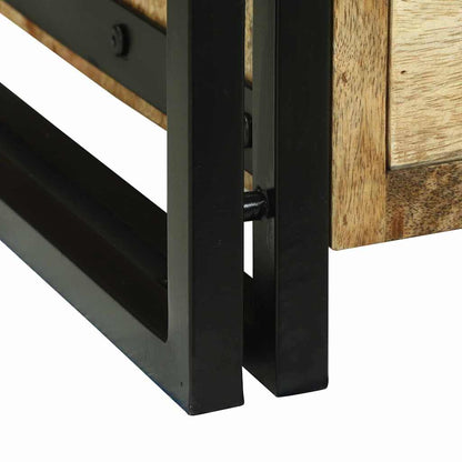 Coffee Table with Drawer Brown 90 x 50 x 38 cm Solid Mango Wood