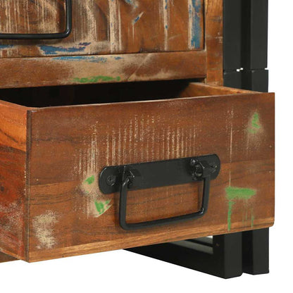 Coffee Table Multicolour 90 x 50 x 38 cm Solid Reclaim Wood