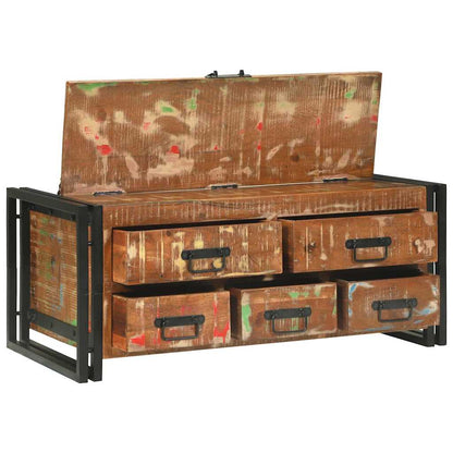 Coffee Table Multicolour 90 x 50 x 38 cm Solid Reclaim Wood