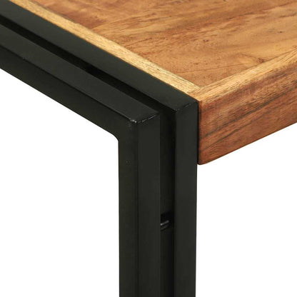 Console Table Brown 120 x 33 x 75 cm Solid Acacia Wood