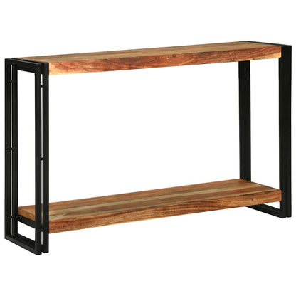 Console Table Brown 120 x 33 x 75 cm Solid Acacia Wood